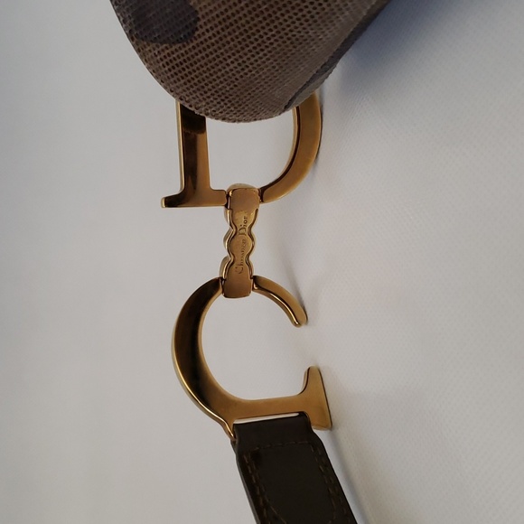 Y2K Rare Dior Camouflage Saddlebag - Picture 9 of 16